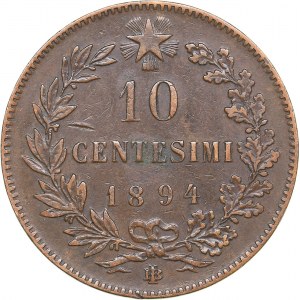 Italy 10 centesimi 1894