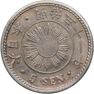 Japan 5 sen 1898