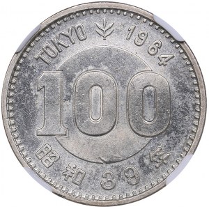 Japan 100 yen 1964 - Olympics - NGC MS 63