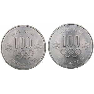 Japan 100 yen 1972 - Olympics (2)