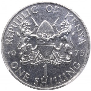 Kenya 1 schilling 1975 - PCGS SP 67