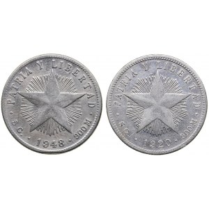 Cuba 20 centavos 1920, 1948 (2)