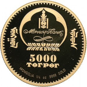 Mongolia 5000 tugrik 2007
