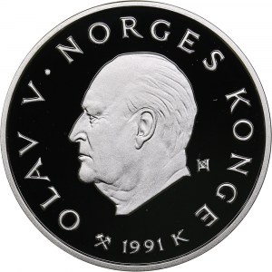 Norway 50 kroner 1991 - Olympics Lillehammer 1994