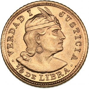 Peru 1/5 libra 1966