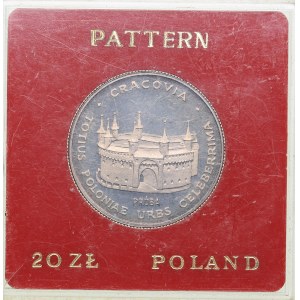 Poland 20 zlotych 1981 - Pattern