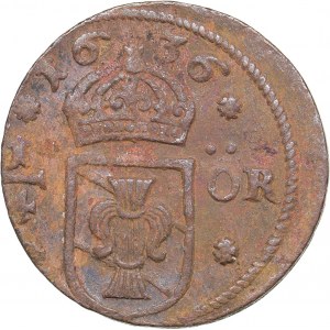 Sweden 1/4 öre 1636 - Kristina (1632-1654)