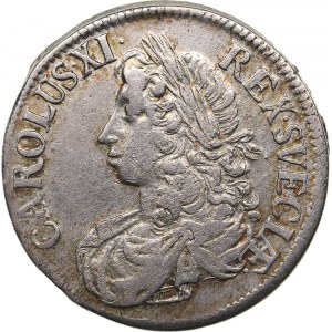 Sweden 2 mark 1674 - Karl XI (1660-1697)