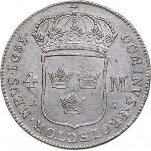 Sweden 4 mark 1688 - Karl XI (1660-1697)