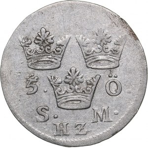 Sweden 5 öre 1704  - Karl XII (1697-1718)