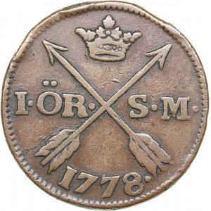 Sweden 1 öre 1778  - Gustav III (1771-1792)