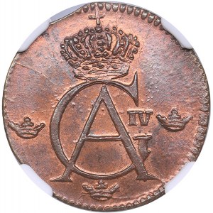 Sweden 1/12 öre 1808 - Gustav IV Adolf (1792-1809) - NGC MS 65 RB