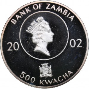 Zambia 500 kwacha 2002 - Olympics