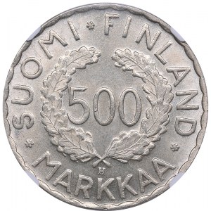 Finland 500 markkaa 1951 Olympics - NGC MS 62