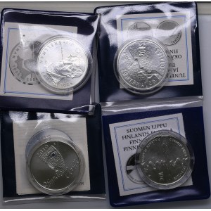 Finland 10 euro 2005, 2006, 2008, 2010 (4)