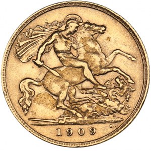 Great Britain Half Sovereign 1909