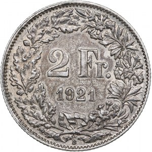 Switzerland 2 francs 1921