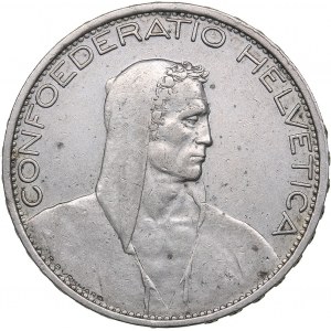 Switzerland 5 francs 1924 B