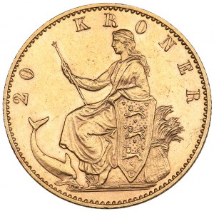 Denmark 20 kronor 1900