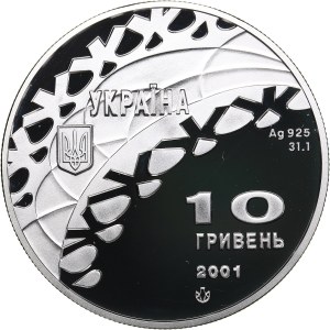 Ukraine 10 hryven 2001 - Olympics Salt Lake 2002