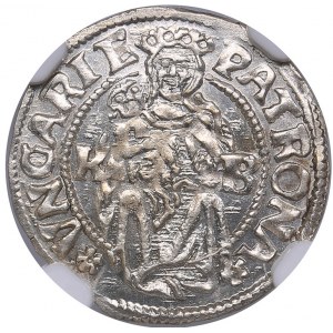 Hungary 1 denar 1528 KB - NGC MS 65