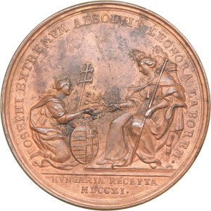 Hungary medal funeral of P. H. Müller 1711