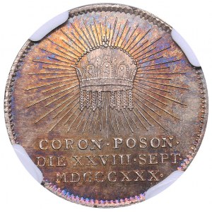 Hungary medal Poson Coronation 1830 - NGC MS 63