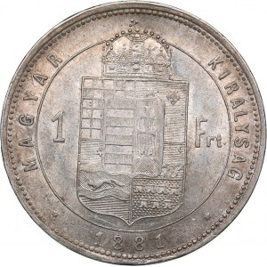 Hungary forint 1881