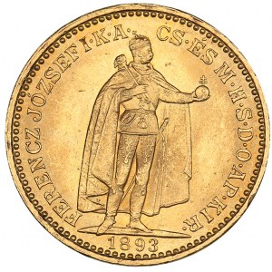 Hungary 20 korona 1893
