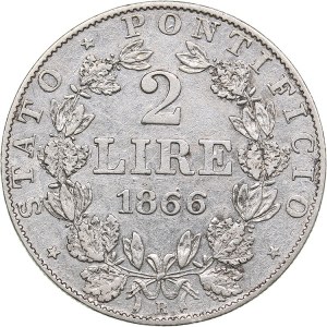 Vatican 2 lire 1866