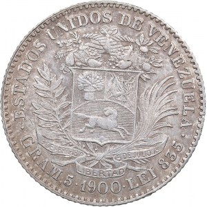 Venezuela 1 Bolivares 1900