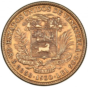 Venezuela 10 Bolivares 1930