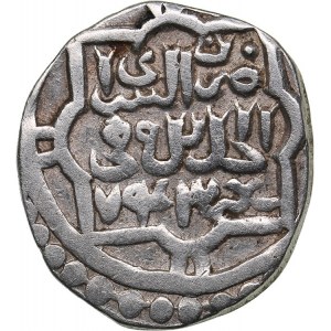 Islamic, Mongols: Jujids - Golden Horde - Saray al-Jadida AR dirham AH743 - Jani Beg (1341-1357 AD)