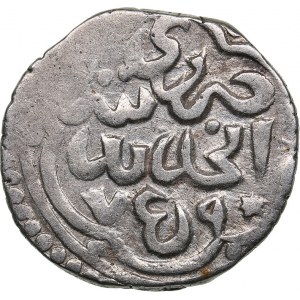 Islamic, Mongols: Jujids - Golden Horde - Saray al-Jadida AR dirham AH759 - Berdibek (1357-1359 AD)