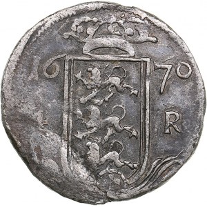 Reval 4 öre 1670 - Karl XI (1660-1697)