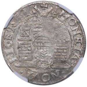 Riga 1/2 mark 1558 - Wilhelm Fürstenberg (1557-1559) - NGC MS 62
