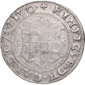 Riga 1/2 mark 1555 - Wilhelm Markgraf von Brandenburg & Heinrich von Galen (1551-1556)