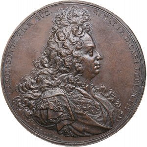 Estonia - Sweden medal To the memory of Carl Bonde, 1700