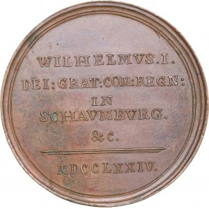 Russia - Estonia medal In memory of Johann Georg Eisen von Schwarzenberg, pastor of the Church of Torma, 1774