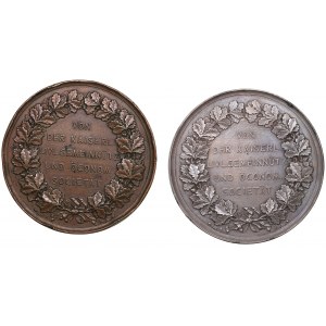 Estonia - Livonia medal Imperial Livonian Charitable and Economic Society ca 1860/80 (2)