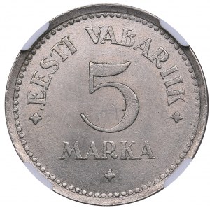 Estonia 5 marka 1922 - NGC MS 64+