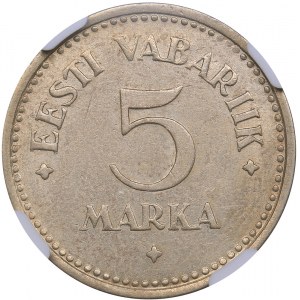 Estonia 5 marka 1924 - NGC AU 58