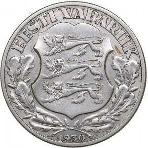 Estonia 2 krooni 1930 - Toompea - Long 1