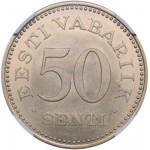 Estonia 50 senti 1936 - NGC MS 64