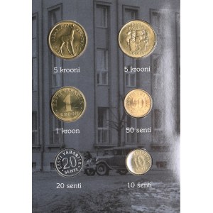 Estonia coins set 1999