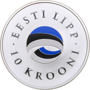 Estonia 10 krooni 2004 - Estonian flag