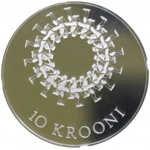 Estonia 10 krooni 2009 - NGC PF 69 ULTRA CAMEO