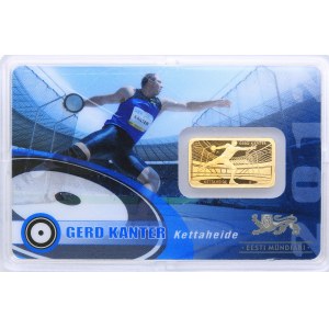 Estonia gold bar - Gerd Kanter 2012 - Olympics