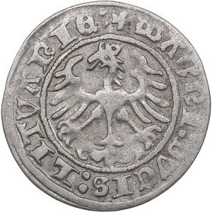 Lithuania 1/2 grosz 1516 - Sigismund I (1506-1548)