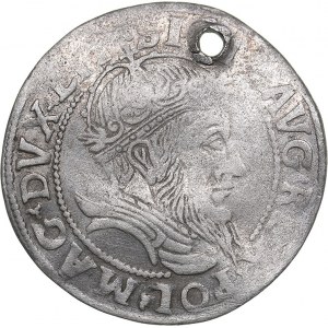 Lithuania 1 grosz 1555 - Sigismund II Augustus (1545-1572)